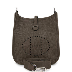 Hermes Evelyne TPM Vert Loden Clemence Palladium Hardware