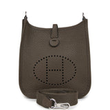 Hermes Evelyne TPM Vert Loden Clemence Palladium Hardware - Thumbnail View 1