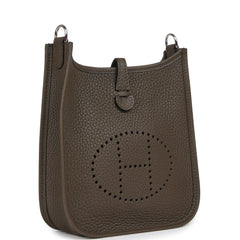 Hermes Evelyne TPM Vert Loden Clemence Palladium Hardware