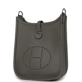 Pre-owned Hermes Evelyne TPM Gris Meyer Clemence Palladium Hardware - Thumbnail View 3