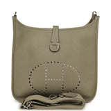 Pre-owned Hermes Evelyne III GM Sauge Clemence Palladium Hardware - Thumbnail View 1