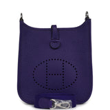 Hermes Evelyne TPM Purple Clemence Palladium Hardware - Thumbnail View 1