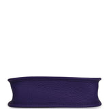 Hermes Evelyne TPM Purple Clemence Palladium Hardware - Thumbnail View 6