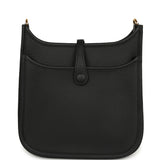 Hermes Evelyne 23 Black Clemence Gold Hardware - Thumbnail View 4