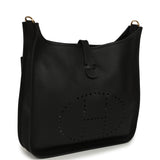 Hermes Evelyne III GM Black Clemence Gold Hardware - Thumbnail View 2