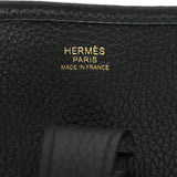 Hermes Evelyne III GM Black Clemence Gold Hardware - Thumbnail View 7