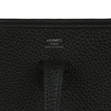 Hermes Evelyne 23 Black Clemence Palladium Hardware - Thumbnail View 7