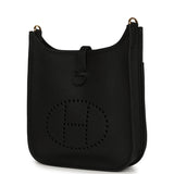 Hermes Evelyne 23 Black Clemence Gold Hardware - Thumbnail View 5