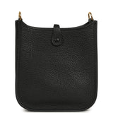 Pre-owned Hermes Evelyne TPM Black Clemence Gold Hardware - Thumbnail View 4
