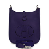 Hermes Evelyne TPM Purple Clemence Palladium Hardware - Thumbnail View 1