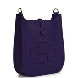 Hermes Evelyne TPM Purple Clemence Palladium Hardware - Thumbnail View 2