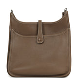 Pre-owned Hermes Evelyne III PM Etoupe Clemence Palladium Hardware - Thumbnail View 4