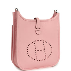 Hermes Evelyne 23 Rose Sakura Clemence Palladium Hardware