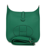 Hermes Evelyne III PM Vert Vertigo Clemence Palladium Hardware - Thumbnail View 1