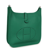 Hermes Evelyne III PM Vert Vertigo Clemence Palladium Hardware - Thumbnail View 2