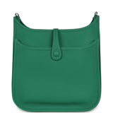 Hermes Evelyne III PM Vert Vertigo Clemence Palladium Hardware - Thumbnail View 4