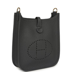 Hermes Evelyne TPM Gris Misty Clemence Permabrass Hardware