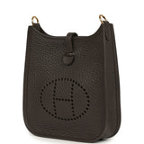 Hermes Evelyne TPM Bai Brun Clemence Gold Hardware - Thumbnail View 5