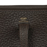 Hermes Evelyne TPM Bai Brun Clemence Gold Hardware - Thumbnail View 7