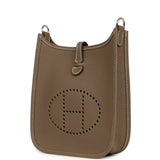 Hermes Evelyne TPM Etoupe Clemence Palladium Hardware - Thumbnail View 5