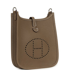Hermes Evelyne TPM Etoupe Clemence Palladium Hardware