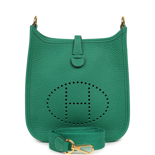 Hermes Evelyne TPM Vert Vertigo Clemence Gold Hardware