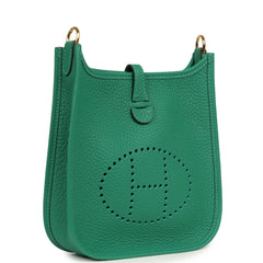 Hermes Evelyne TPM Vert Vertigo Clemence Gold Hardware