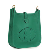 Hermes Evelyne TPM Vert Vertigo Clemence Gold Hardware - Thumbnail View 2