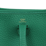 Hermes Evelyne TPM Vert Vertigo Clemence Gold Hardware - Thumbnail View 7