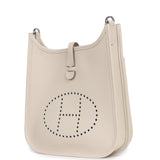 Hermes Evelyne 23 Craie Clemence Palladium Hardware - Thumbnail View 5