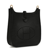 Hermes Evelyne TPM Black Clemence Gold Hardware - Thumbnail View 2