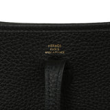 Hermes Evelyne TPM Black Clemence Gold Hardware - Thumbnail View 7