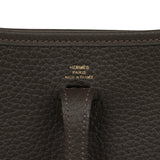 Hermes Evelyne TPM Bai Brun Clemence Gold Hardware - Thumbnail View 7