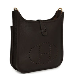 Hermes Evelyne 23 Ebene Clemence Gold Hardware
