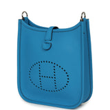 Hermes Evelyne TPM Bleu Zanzibar Clemence Palladium Hardware - Thumbnail View 5