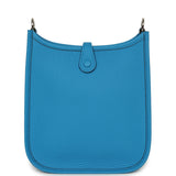 Hermes Evelyne TPM Bleu Zanzibar Clemence Palladium Hardware - Thumbnail View 4