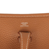 Hermes Evelyne 23 Gold Clemence Palladium Hardware - Thumbnail View 7