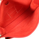 Hermes Evelyne 23 Rouge Radieux Clemence Palladium Hardware - Thumbnail View 8