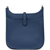 Hermes Evelyne 23 Bleu Tie Clemence Palladium Hardware - Thumbnail View 4