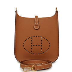 Hermes Evelyne Sellier TPM Gold Epsom Gold Hardware