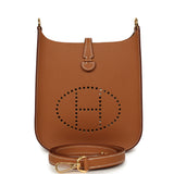 Hermes Evelyne Sellier TPM Gold Epsom Gold Hardware - Thumbnail View 1