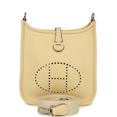 Hermes Evelyne TPM Vanille Clemence Palladium Hardware