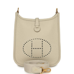 Hermes Evelyne TPM Beton Clemence Gold Hardware