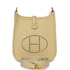 Hermes Evelyne TPM Vanille Clemence Gold Hardware
