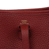 Hermes Evelyne TPM Rouge H Clemence Gold Hardware - Thumbnail View 7