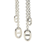 Hermes Farandole Drop Earrings PM Sterling Silver - Thumbnail View 2