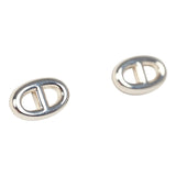 Hermes Farandole Stud Earrings Very Small Sterling Silver - Thumbnail View 2
