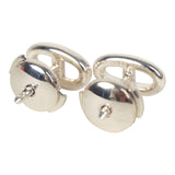 Hermes Farandole Stud Earrings Very Small Sterling Silver - Thumbnail View 3