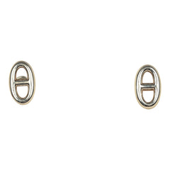 Hermes Farandole Stud Earrings Very Small Sterling Silver