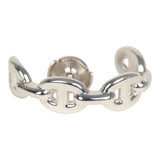 Hermes Chaine D'Ancre Enchainee Single Ear Climber Earring Sterling Silver - Thumbnail View 1
